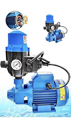 Qb60 0.55kw 0.70hp Bakır Sargılı Paket Hidrofor Sistem Su Pompası Su Motoru