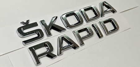 SKODA RAPİD 2013 - 2021 ARKA BAGAJ YAZISI SET