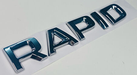 SKODA RAPİD 2013 - 2021 ARKA BAGAJ YAZISI SET