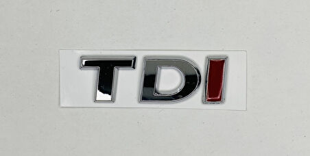 VOLKSWAGEN TDİ 2010 - 2014 TEK KIRMIZI ARKA BAGAJ YAZISI