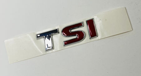 VOLKSWAGEN TSİ 2010 - 2014 İKİ KIRMIZI BAGAJ YAZISI