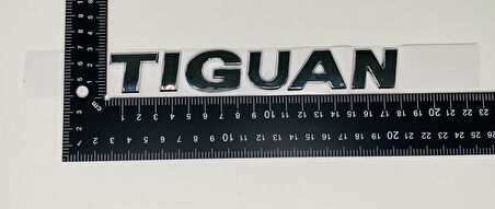 VW TİGUAN 2012 - 2016 BLUEMOTİON TSİ ÜÇ KIRMIZI ARKA BAGAJ YAZISI SET