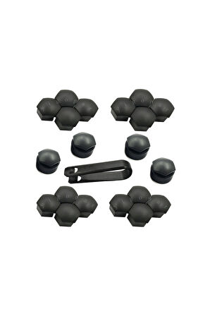 Audı Q3 Bijon Kapağı Takım (şifreli Siyah) 4f0601173a 2020-2023 Model Arası Araçlara Uyumlu