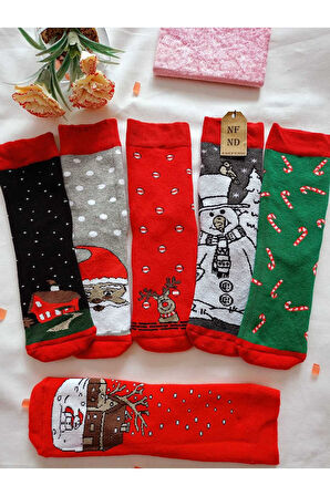 2 ÇİFT TERMAL SOKET  YILBAŞI HAVLU YUMUŞAK HEDİYE KIŞLIK KADIN ÇORABI SİYAH GRİ ÇORAP 36-40