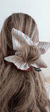 3'lü SET ÇİFT TARAFLI YILDIZ LASTİKLİ KUMAŞ TOKA 