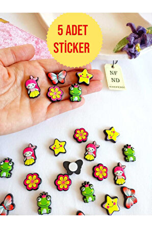 5 ADET STİCKER 3D YAPIŞKANLI MATARA STİCKER HEDİYE OYUNCAK DESENLİ RESİMDEKİLER GELİR
