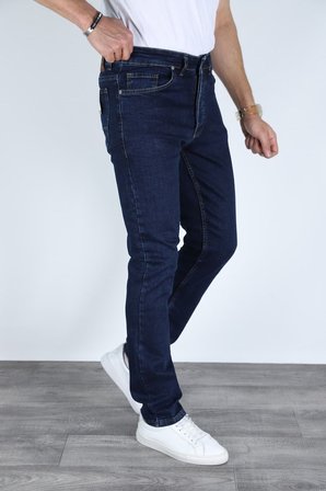 ERKEK REGULAR KALIP RAHAT KESİM ŞIK KOYU JEANS
