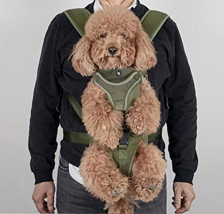 Köpek Taşıma Köpek Ana Kucağı - Kedi Ana Kucağı Mato Yeşil