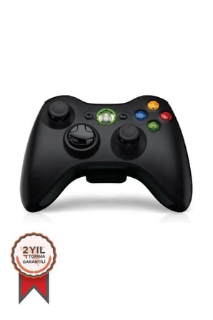 Delux Serisi Masaüstü Aksesuar Ürün Oyun Kolu Kablolu Xbox Tv Pc Uyumlu Xbox 360 Siyah