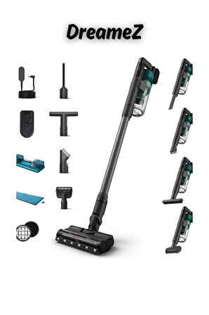 DrmZ Yeni Seri TriActive Akıllı LED başlık En Hızlı6000 Serisi Xc6557/01 Şarjlı Dikey Süpürge