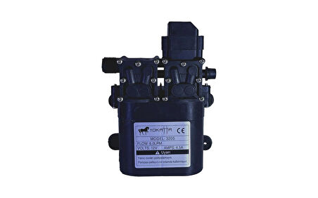 Akülü Su Aktarma Ve Ilaçlama Motoru Pompası 12V Çift Motor