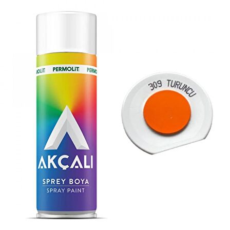 Akçalı Sprey Boya 400 ml 309 Turuncu