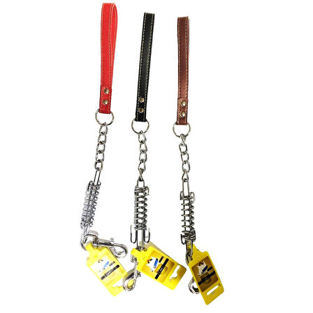 Cans SL111C Uzun Yaylı Çelik Gezdirme Tasması Çok Renkli 4 MM x 50 CM