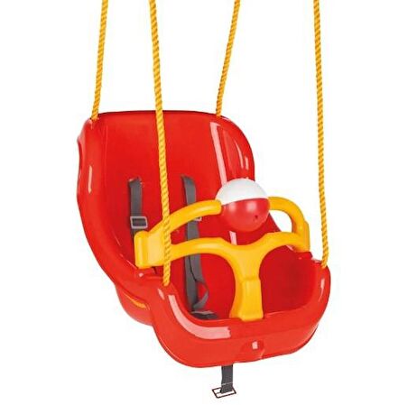 PİLSAN Büyük Salıncak Emniyetli Park/Bahçe/Ev Salıncağı Sarı Kırmızı