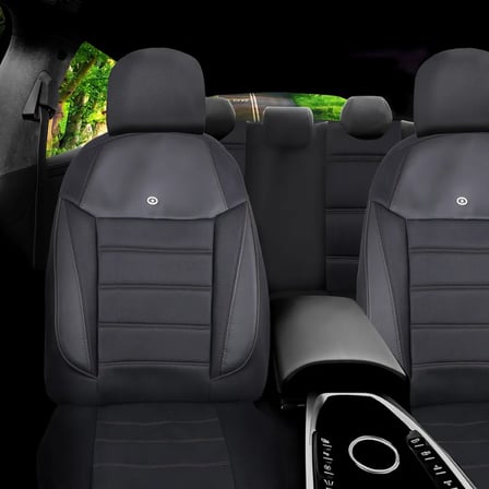 Opel Astra G Araçlara Uyumlu Oto Koltuk Kılıfı Seti - Yıldız Serisi Siyah
