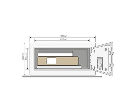 Yale Motorlu Kasa Siyah Laptop YLEB/200/EB1