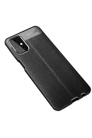 Newface Samsung Galaxy M31S Kılıf Auto Focus Kapak - Siyah