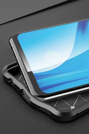 Newface Oppo Reno 4 Lite Kılıf Auto Focus Kapak - Kırmızı