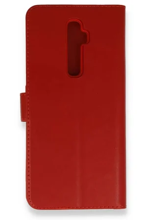 Newface Oppo Reno 2Z Kılıf Trend S Plus Kapaklı Kılıf - Kırmızı