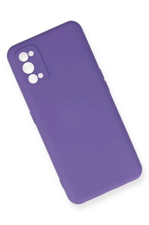 Newface Realme 7 Pro Kılıf Nano içi Kadife Silikon - Mor