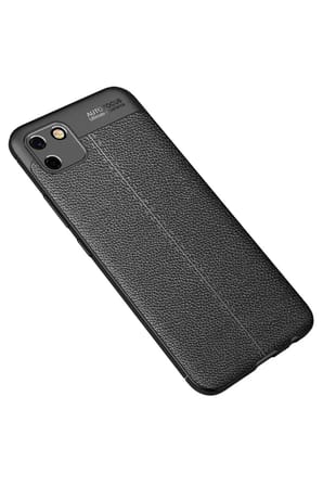 Newface Realme C11 2021 Kılıf Auto Focus Kapak - Siyah