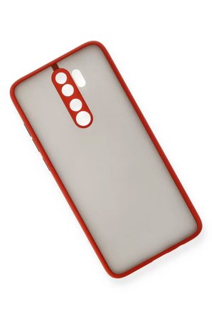 Newface Xiaomi Redmi Note 8 Pro Kılıf Montreal Silikon Kapak - Kırmızı
