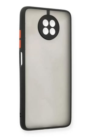 Newface Xiaomi Redmi Note 9 5G Kılıf Montreal Silikon Kapak - Siyah