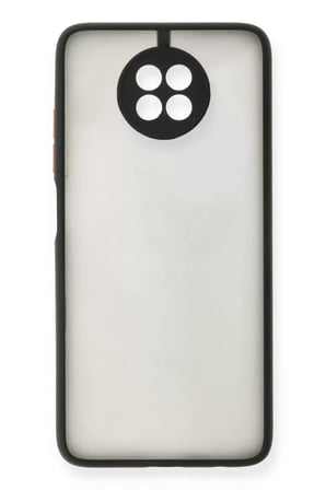 Newface Xiaomi Redmi Note 9 5G Kılıf Montreal Silikon Kapak - Siyah