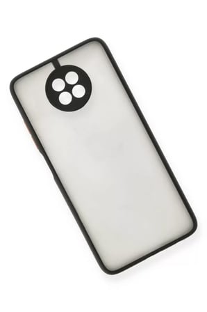 Newface Xiaomi Redmi Note 9 5G Kılıf Montreal Silikon Kapak - Siyah