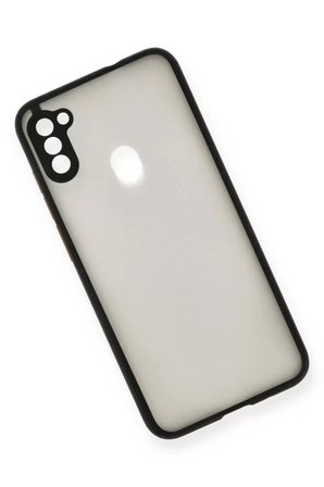 Newface Samsung Galaxy A11 Kılıf Montreal Silikon Kapak - Siyah