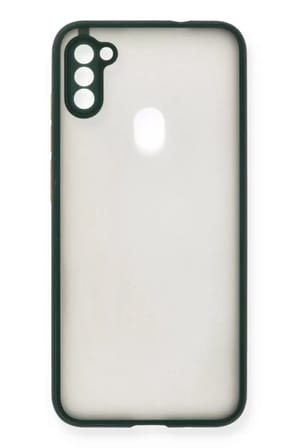 Newface Samsung Galaxy A11 Kılıf Montreal Silikon Kapak - Yeşil
