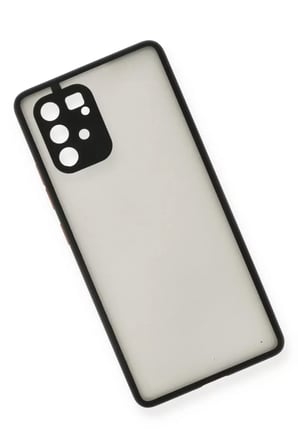 Newface Samsung Galaxy A91 / S10 Lite Kılıf Montreal Silikon Kapak - Siyah