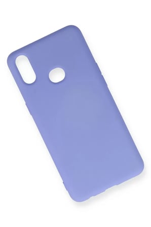 Newface Samsung Galaxy A10S Kılıf Nano içi Kadife Silikon - Lila
