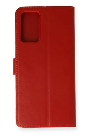 Newface Samsung Galaxy Note 20 Kılıf Trend S Plus Kapaklı Kılıf - Kırmızı