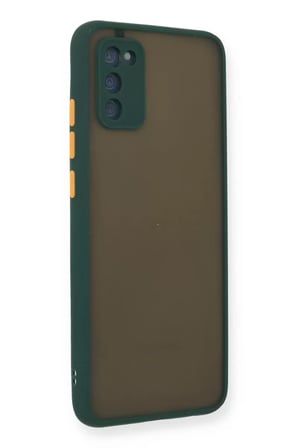 Newface Samsung Galaxy A02S Kılıf Montreal Silikon Kapak - Yeşil