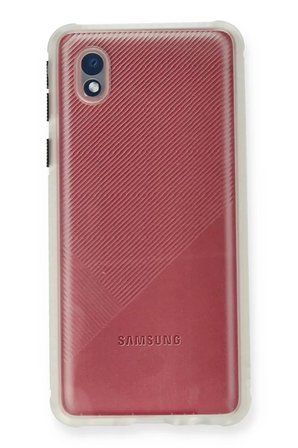 Newface Samsung Galaxy A01 Core Kılıf Miami Şeffaf Silikon - Şeffaf