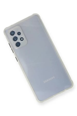Newface Samsung Galaxy A72 Kılıf Miami Şeffaf Silikon - Şeffaf