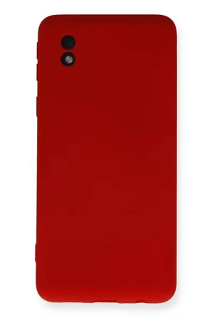 Newface Samsung Galaxy A01 Core Kılıf Nano içi Kadife Silikon - Kırmızı
