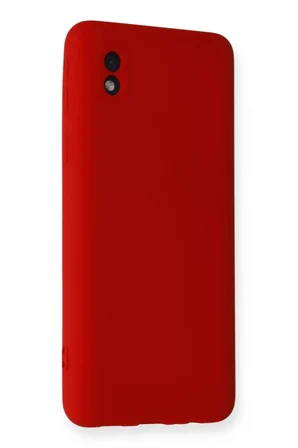 Newface Samsung Galaxy A01 Core Kılıf Nano içi Kadife Silikon - Kırmızı