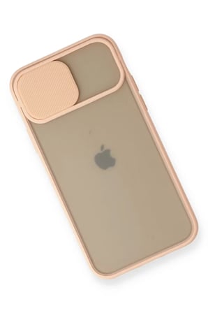 Newface Apple iPhone 11 Pro Kılıf Palm Buzlu Kamera Sürgülü Silikon - Pembe