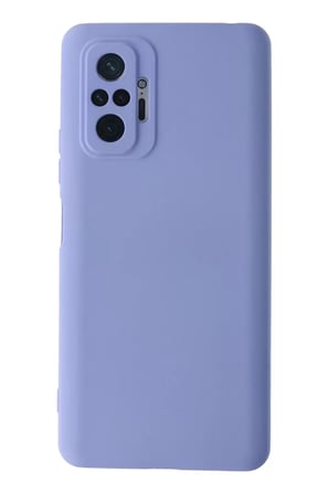 Newface Xiaomi Redmi Note 10 Pro Kılıf Nano içi Kadife Silikon - Lila