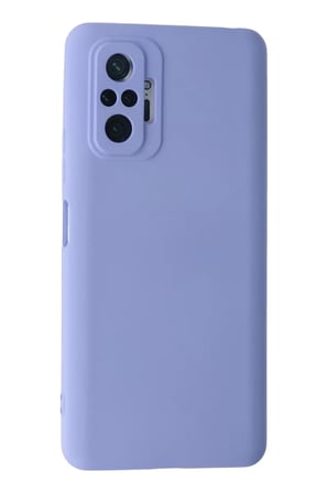Newface Xiaomi Redmi Note 10 Pro Kılıf Nano içi Kadife Silikon - Lila