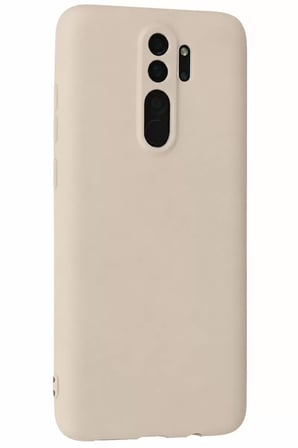Newface Xiaomi Redmi Note 8 Pro Kılıf First Silikon - Krem