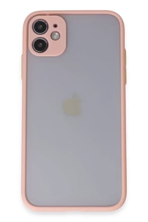 Newface Apple iPhone 11 Kılıf Montreal Silikon Kapak - Pembe