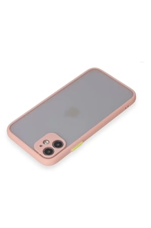 Newface Apple iPhone 11 Kılıf Montreal Silikon Kapak - Pembe
