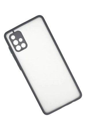 Newface Samsung Galaxy A71 Kılıf Montreal Silikon Kapak - Gri