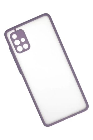 Newface Samsung Galaxy A71 Kılıf Montreal Silikon Kapak - Mor