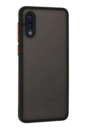 Newface Samsung Galaxy A02 Kılıf Montreal Silikon Kapak - Siyah