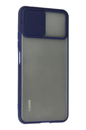 Newface Xiaomi Mİ 11 Lite Kılıf Palm Buzlu Kamera Sürgülü Silikon - Lacivert