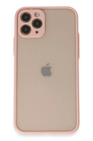 Newface Apple iPhone 11 Pro Kılıf Montreal Silikon Kapak - Pembe
